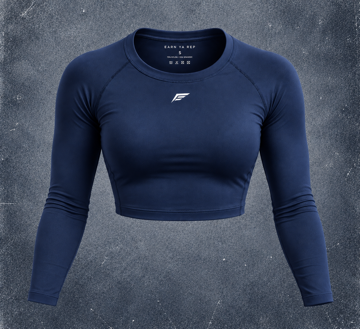E1 long sleeve performance crop